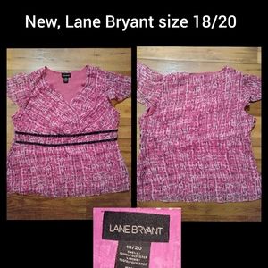 Lane Bryant pink top size 18/20
